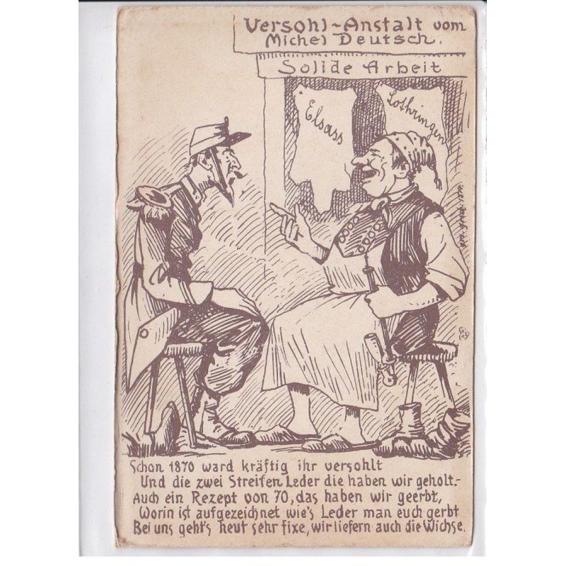 MILITAIRE: caricature illustrateurs versohl anstalt vom michel deutsch - très bon état