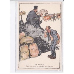 MILITAIRE: caricature illustrateurs le peuple alors cet hiver on mangera du charbon - très bon état