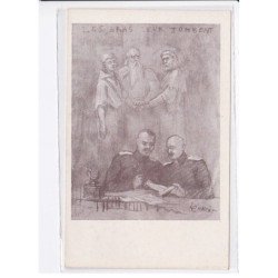 MILITAIRE: caricature illustrateurs les bras leur tombent - très bon état