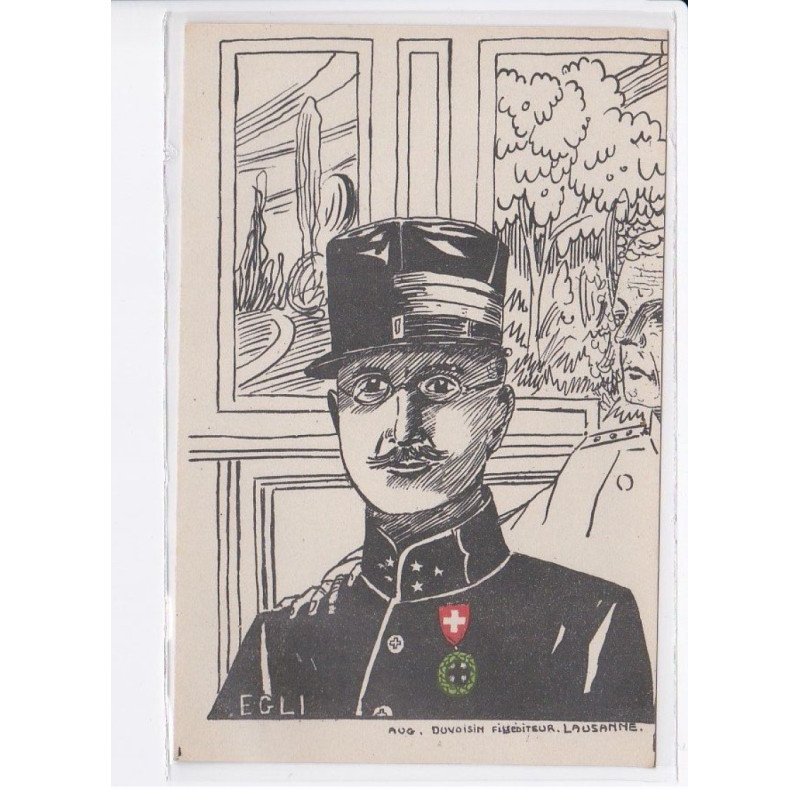 MILITAIRE: caricature illustrateurs egli - très bon état