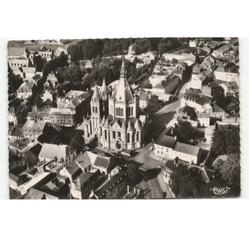 CONDE-BONSECOURS: la basilique, vue aérienne - très bon état