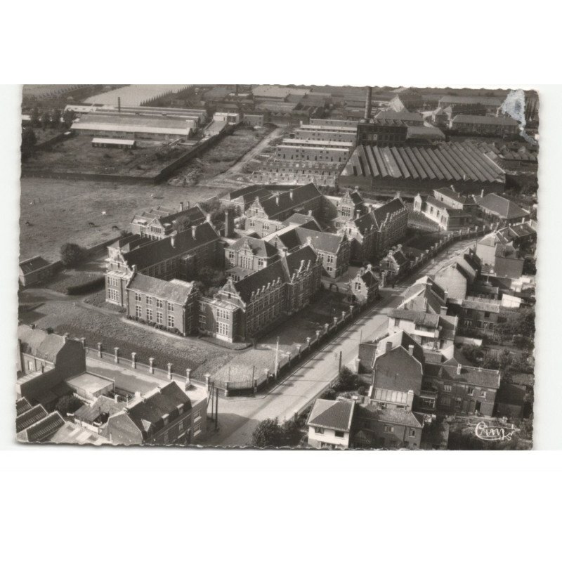 COMINES: vue aérienne, l'hospice-hôpital - très bon état