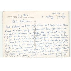 COMINES: l'hôtel de ville, l'église saint-chrysole vue aérienne 10X15 - très bon état