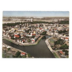 ONDE-sur-ESCAUT: le bras de l'escaut vue aérienne 10X15 - très bon état
