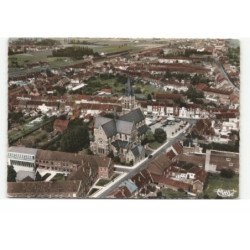 COMINES: vue aérienne 10X15 - très bon état