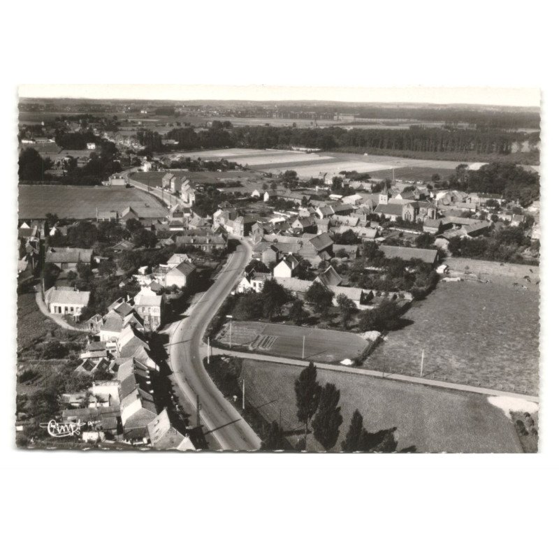 CHERENG: vue générale, route nationale vue aérienne 10X15 - très bon état