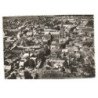 CAUDRY: vue aérienne, rue gambetta et l'église vue aérienne 10X15 - très bon état
