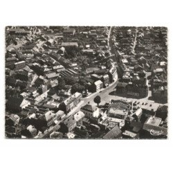 CAUDRY: rues de saint-quentin et de valenciennes vue aérienne 10X15 - très bon état