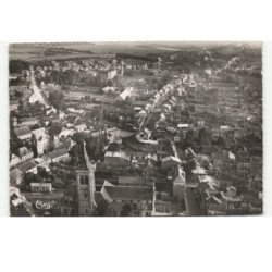 LE CATEAU: l'église vue aérienne 10X15 - très bon état