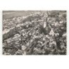 LE CATEAU: la grand'place et l'église vue aérienne 10X15 - très bon état