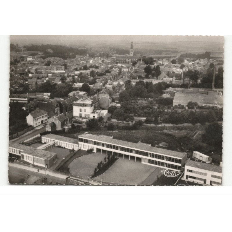 LE CATEAU: le groupe scolaire matisse vue aérienne 10X15 - très bon état