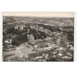 CASSEL: vue panoramique, place plumer vue aérienne 10X15 - très bon état