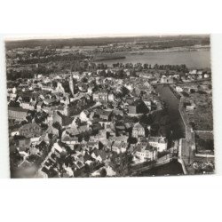 CONDE-SUR-ESCAUT: vue générale, le canal de mons vue aérienne 10X15 - très bon état