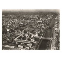 COUDEKERQUE-BRANCHE: le pont saint-georges vue aérienne 10X15 - très bon état
