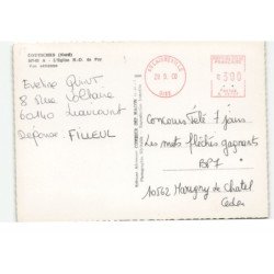 COUTICHES: l'église n-d. de foy vue aérienne 10X15 - état
