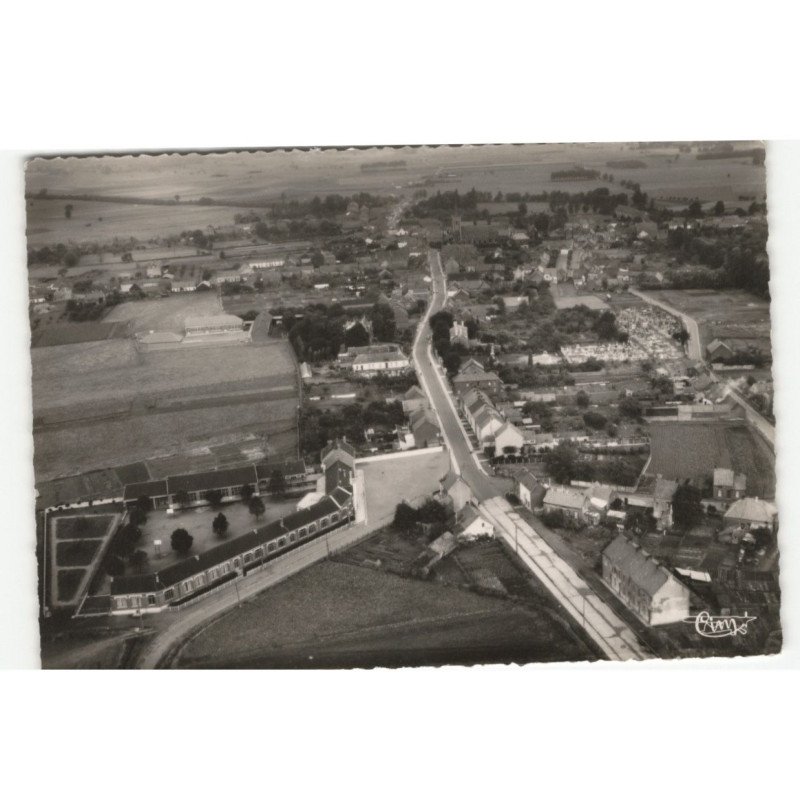 CRESPIN: école des filles, vue générale vue aérienne 10X15 - très bon état