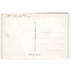 CRESPIN: école des filles, vue générale vue aérienne 10X15 - très bon état
