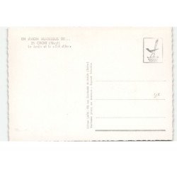 CROIX: le jardin et le bol d'air vue aérienne 10X15 - très bon état