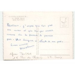 CROIX: église saint-martin vue aérienne 10X15 - très bon état