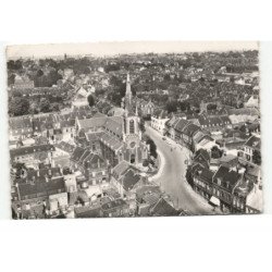 CROIX: l'église saint-martin vue aérienne 10X15 - très bon état