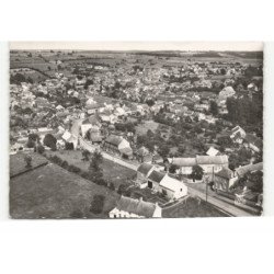 COUSOLRE: vue générale et route de la gare vue aérienne 10X15 - très bon état