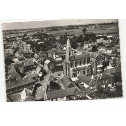 CLARY: l'église vue aérienne 10X15 - très bon état
