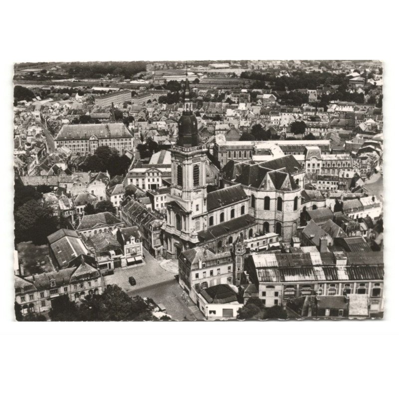 CAMBRAI: église saint-géry vue aérienne 10X15 -très bon état