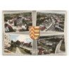BUSIGNY: 4 vues vue aérienne 10X15 -très bon état