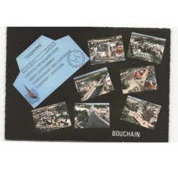 BOUCHAIN: telegramme, vues multiples vue aérienne 10X15 - tres bon etat