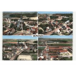 BONDUES: en avion au-dessus de... vue aérienne 10X15 - tres bon etat