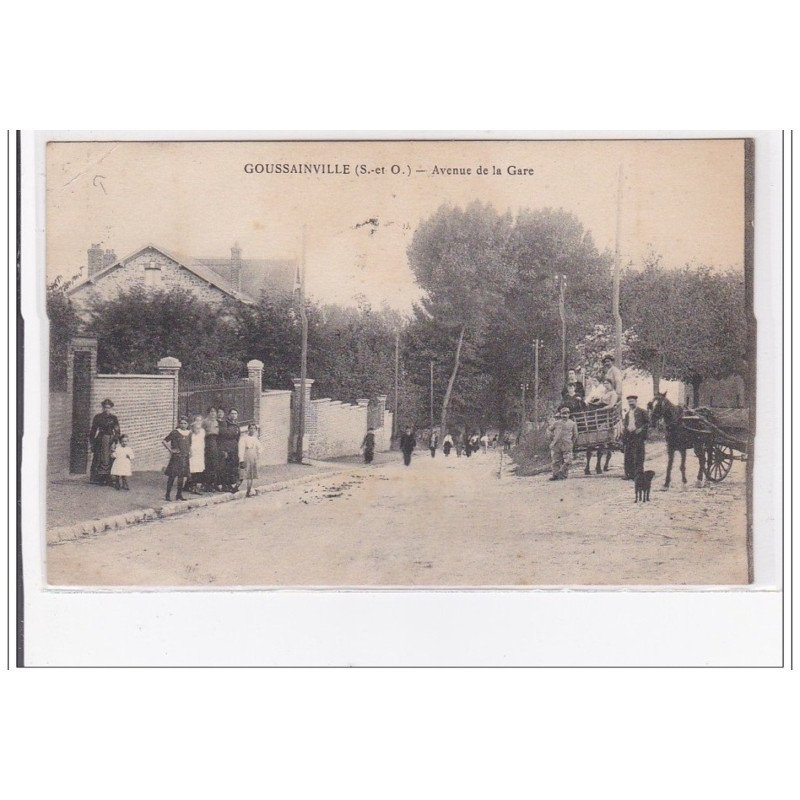 GOUSSAINVILLE : avenue de la gare - etat