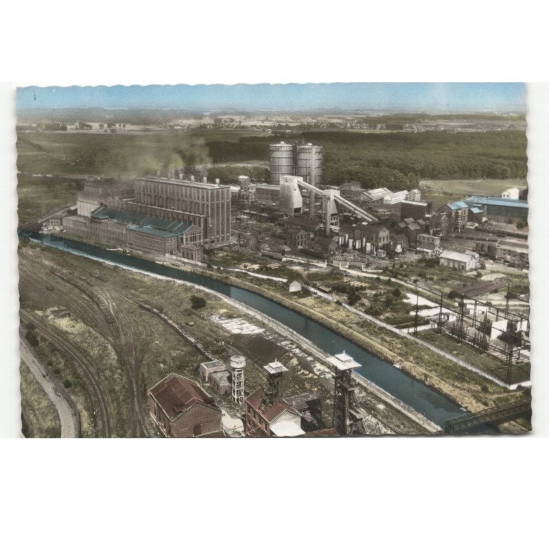 BRUAY-sur-ESCAUT: la centrale, vue aérienne 10X15 - tres bon etat