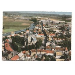 BOUSBECQUE: vue générale vue aérienne 10X15 - tres bon etat