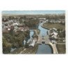 BERLAIMONT: l'écluse la sambre vue aérienne 10X15 - tres bon etat