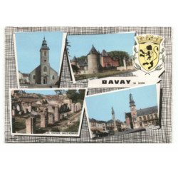 BAVAY: 4 vues vue aérienne 10X15 - tres bon etat