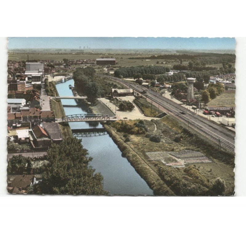 LA BASSEE: le canal aérienne 10X15 - tres bon etat