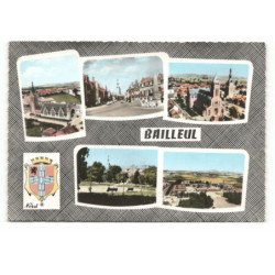 BAILLEUL: 5 vues vue aérienne 10X15 - tres bon etat