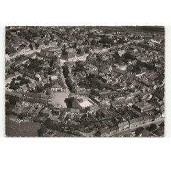 BOURBOURG: vue générale vue aérienne 10X15 - tres bon etat