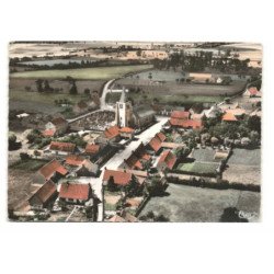 BUYSSCHEURE: le cente vue aérienne 10X15 - tres bon etat