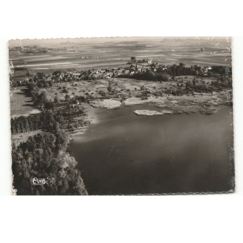 BRUNEMONT: vue aérienne sur les etangs vue aérienne 10X15 - tres bon etat