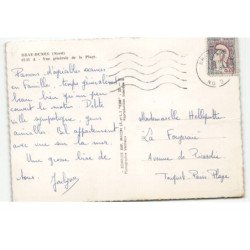 BRAY-DUNES: vue générale de la plage vue aérienne 10X15 - tres bon etat