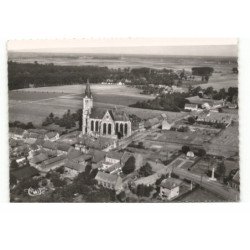 BOUVINES: église saint-pierre vue aérienne 10X15 - tres bon etat