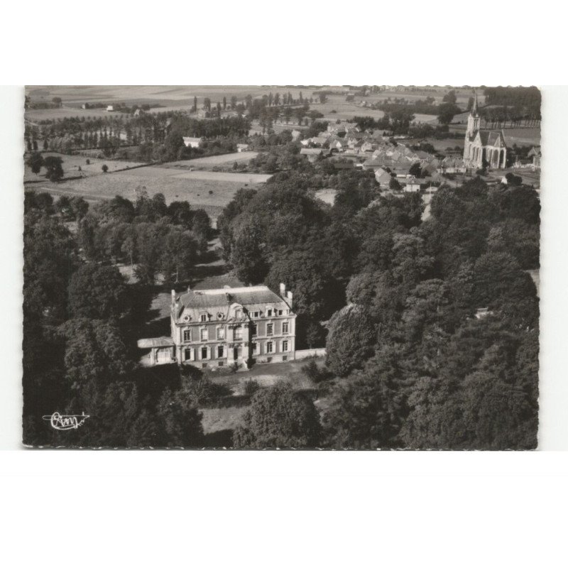 BOUVINES: monastère des dominicaines du coeur immaculé de marie vue aérienne 10X15 - tres bon etat
