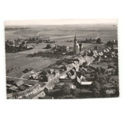BOUVINES: vue générale, rue félix dehau vue aérienne 10X15 - tres bon etat