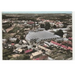 BOUSIES: l'usine de bonbons M.O.B. vue aérienne 10X15 - tres bon etat