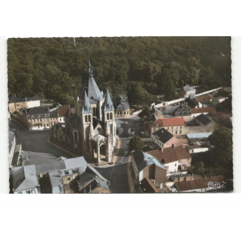 BONSECOURS-FRONTIERE: la basilique vue aérienne 10X15 - tres bon etat