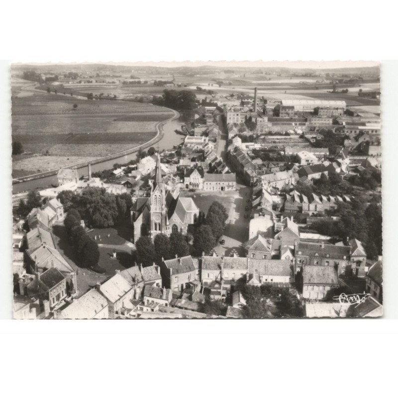 BOUSBECQUE: vue générale vue aérienne 10X15 - tres bon etat