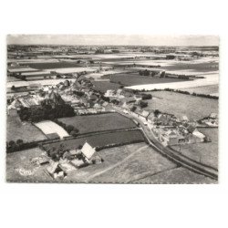 BORRE: vue générale en venant de strazeele vue aérienne 10X15 - tres bon etat