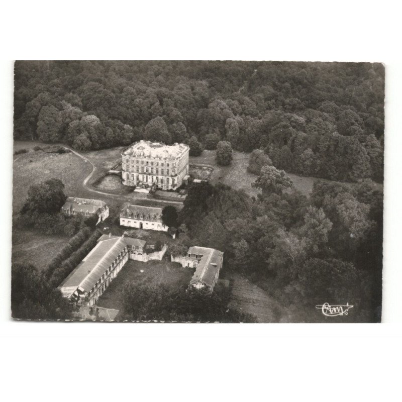 BONSECOURS-FRONTIERE: le château et ses dépendances vue aérienne 10X15 - tres bon etat