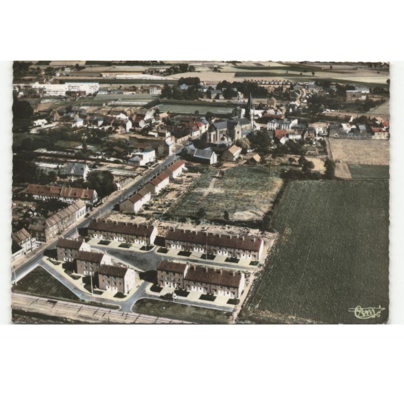 BONDUES: vue générale vue aérienne 10X15 - tres bon etat